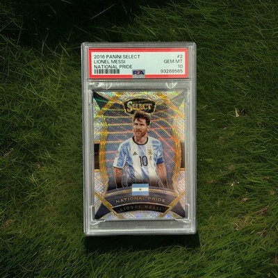 2016-17 Panini Select Argentina Lionel Messi National Pride Silver