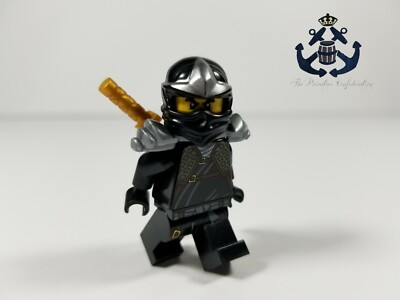 Lego Minifigure Ninjago Cole ZX - with Armor njo039 w/ Pearl Gold