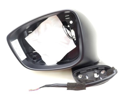 NEW OEM Mazda Driver Side Door Mirror Body w/ Blind Spot KE40-69