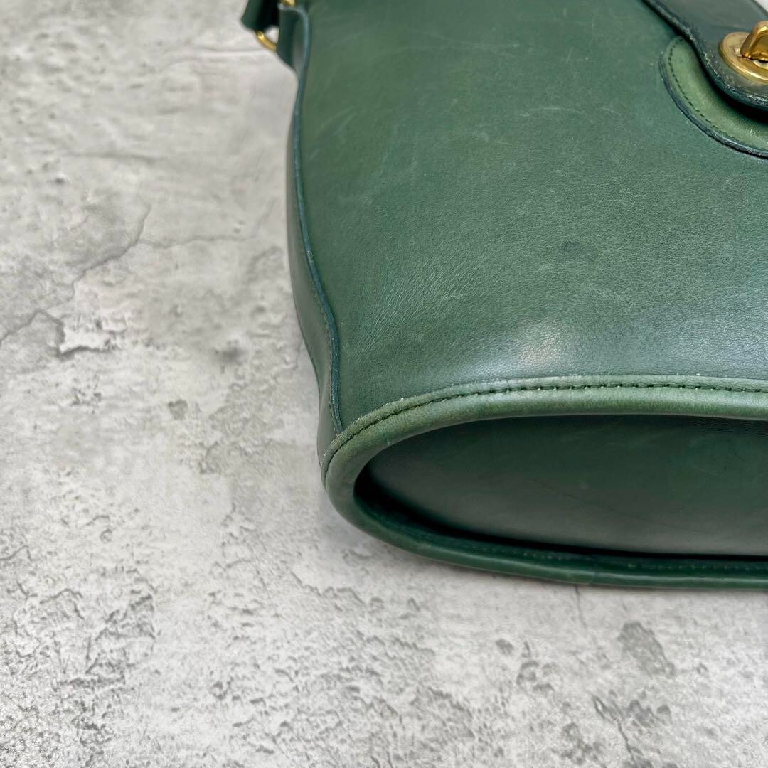Extremely Rare Made In USA Old Coach 9948 Shoulder Bag Green
