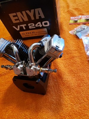 ホビーラジコン ENYA VT 240 Vtwin 4 cycle engine ENYA Engine - ENYA