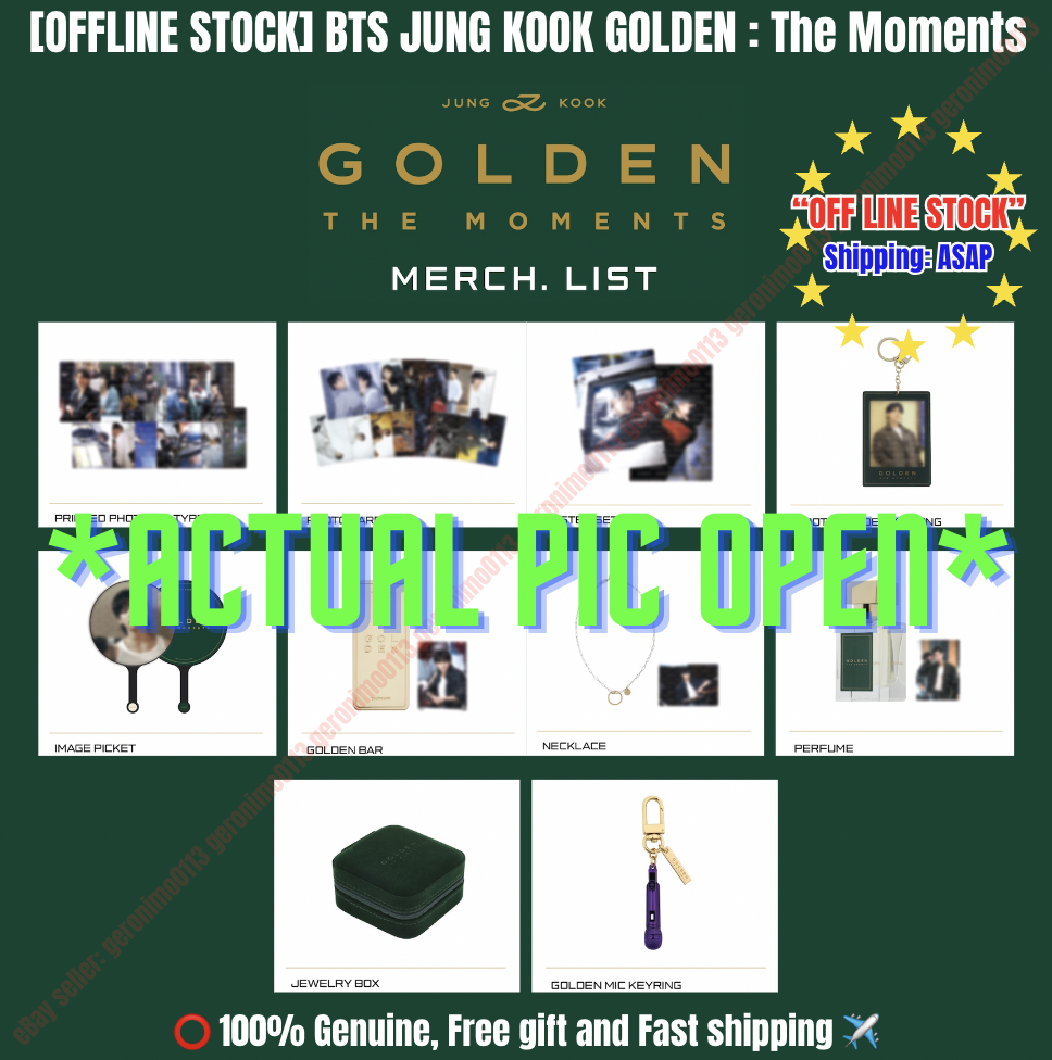 FINAL] BTS JUNGKOOK Exhibition 'GOLDEN: The Moments' POP UP