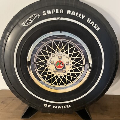 2 Vintage 1968 Hot Wheels Super Rally Car Carry Case By Mattel