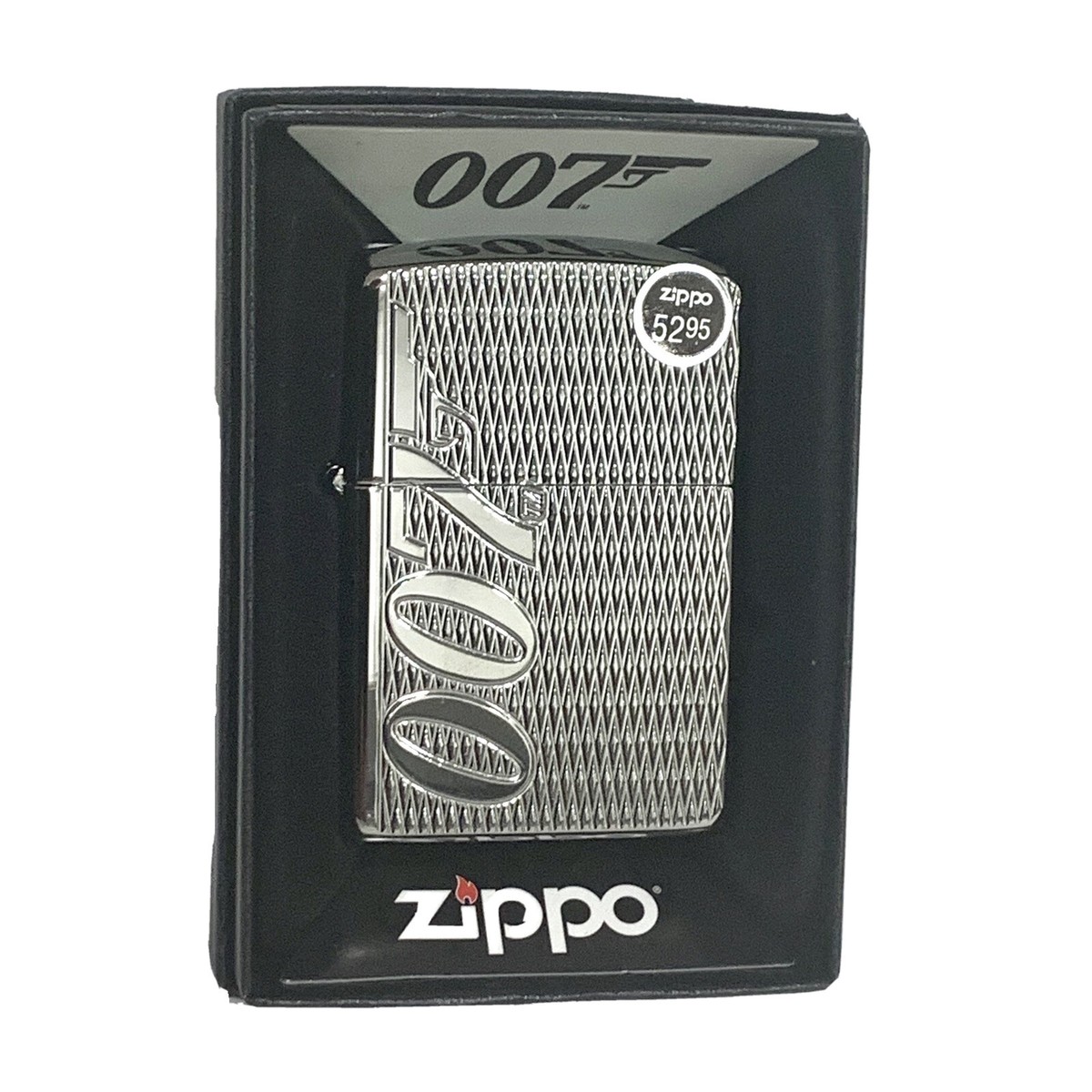 Rare* Zippo - James Bond 007 High Polish Chrome Armor Lighter
