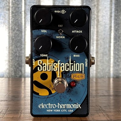 Electro-Harmonix EHX Satisfaction Plus Vintage Fuzz Guitar Effect