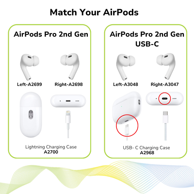 New Apple AirPods Pro 2nd Gen Replacement: MagSafe Lightning
