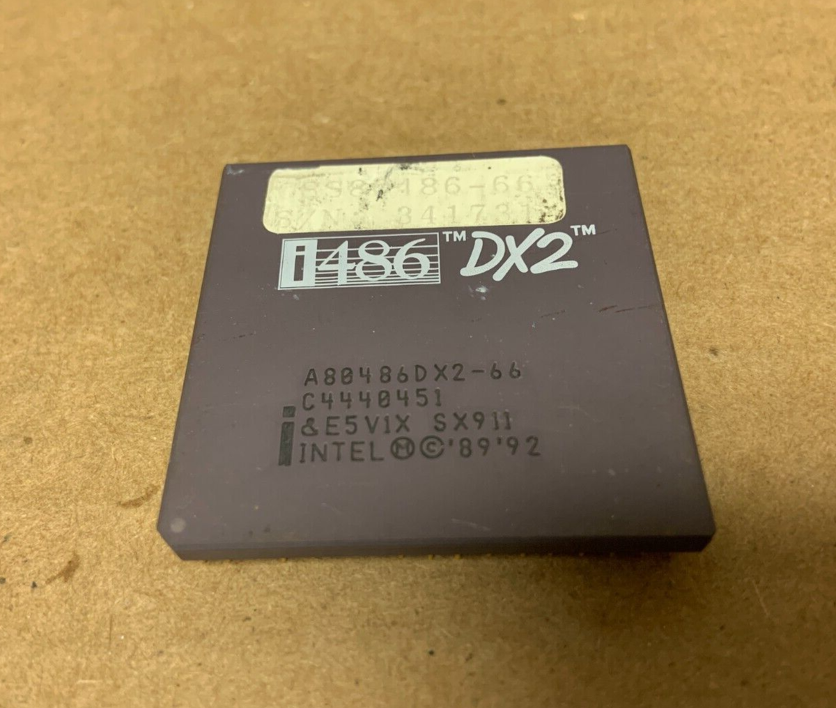 Intel 486 DX2 66MHZ A80486DX2 SX911 i486 CPU Processor | eBay