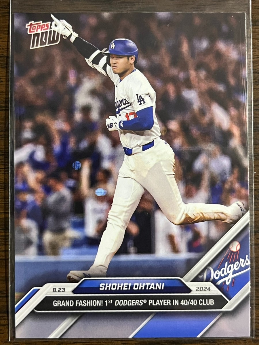 大谷翔平2024 [PSA10] 2024 TOPPS NOW 大谷翔平ドジャース40/40記念 3