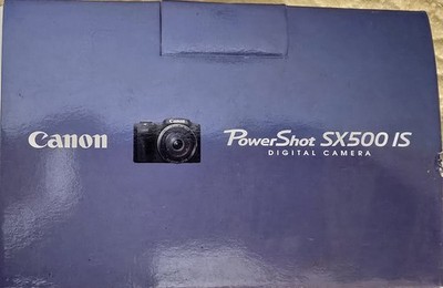 Canon PowerShot SX500 IS 16.0MP Digital Camera - Black (6353B001