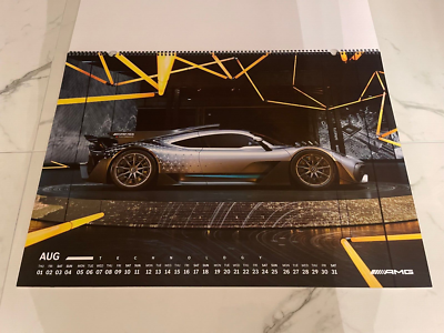 2024 MERCEDES BENZ AMG SO AMG Poster Size Calendar Limited Edition