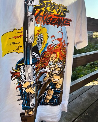 Vintage 1992 Spirits Of Vengeance Ghost Rider Tee | eBay