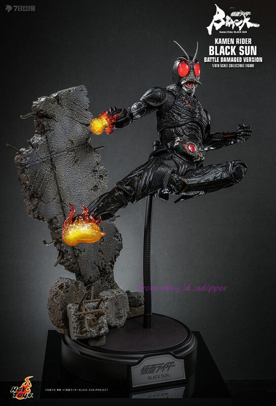 Perfect Hot Toys 1/6 Tms115 Kamen Rider Black Sun Battle Damaged
