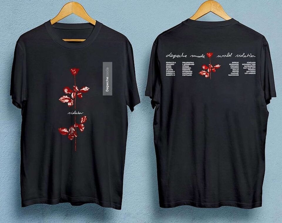 90s Depeche Mode Violator US Tour T-Shirt, Vintage 1990 Violator