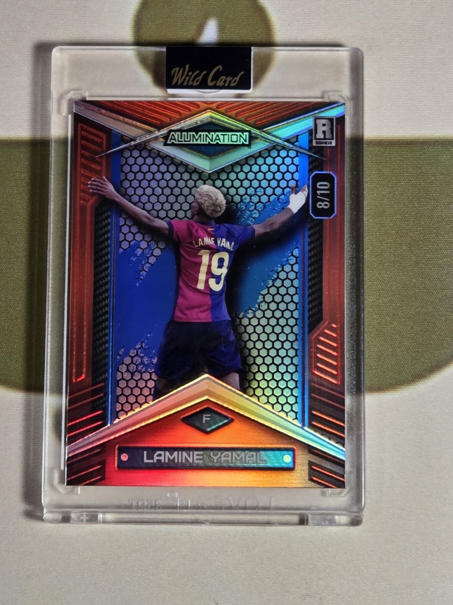 2024 Wild Card Alumination Lamine Yamal 8/10 Rookie 🔥 | eBay
