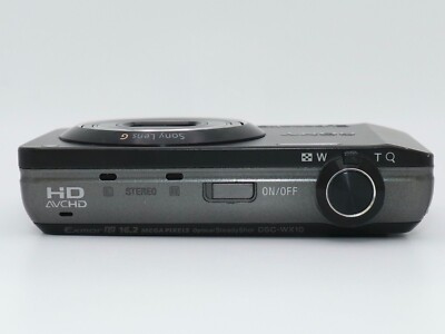 Sony Digital Camera DSC-WX10 Cyber Shot Black 7.0x 16.2MP Compact