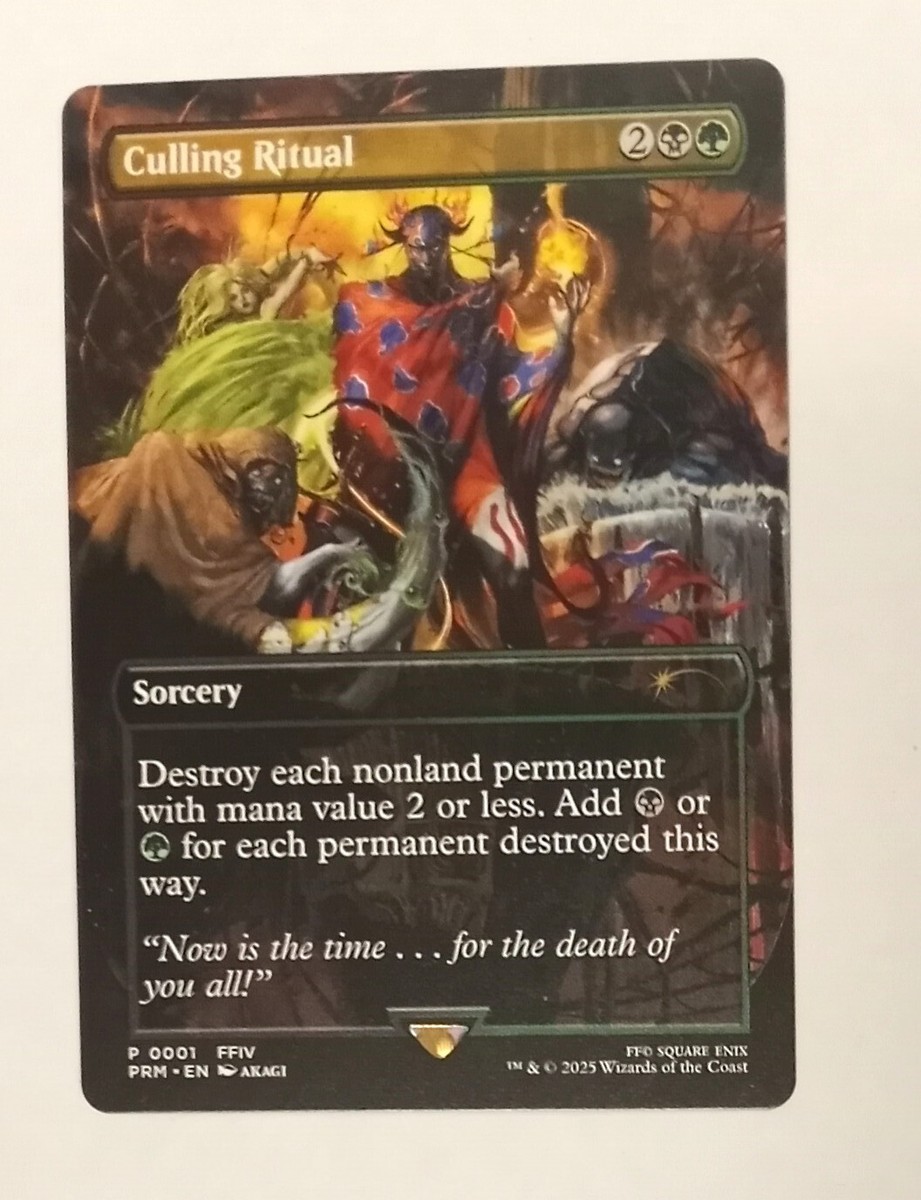 選別の儀式 Culling Ritual/プロモfoil mtg 選別の儀式 Culling Ritual
