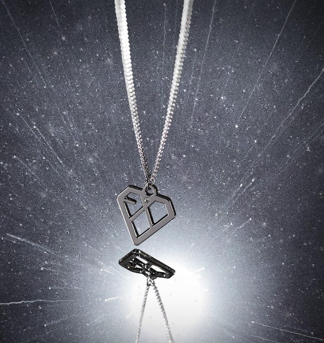 BAEKHYUN EXO SMTOWN MD WELCOME BACK SET NECKLACE & TAG KEYRING KEY
