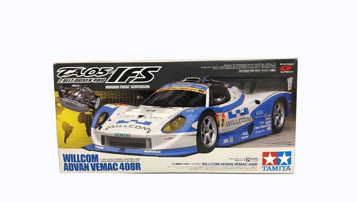 タミヤ WILLCOM ADVAN VEMAC 408R TAMIYA 1/10 Scale #49489 WILLCOM