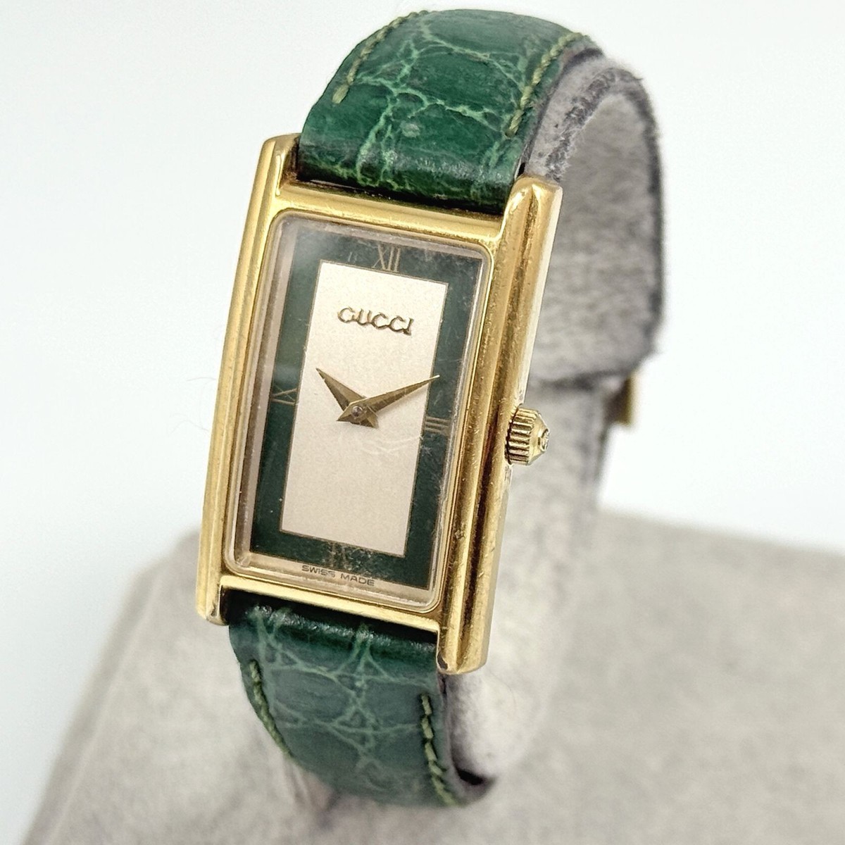 GUCCI 2600L GREEN WOMEN'S VINTAGE SWISS MADE WATCH G13 | eBay