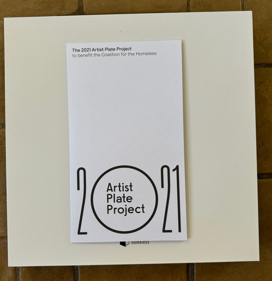 Ed Ruscha Plate Artist Plate Project Sweet Taters Limited Edition