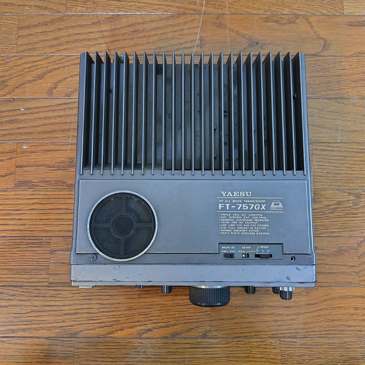 YAESU FT757 GX 100W機 ジャンク品 YAESU FT-757GX II HF ALL MODE