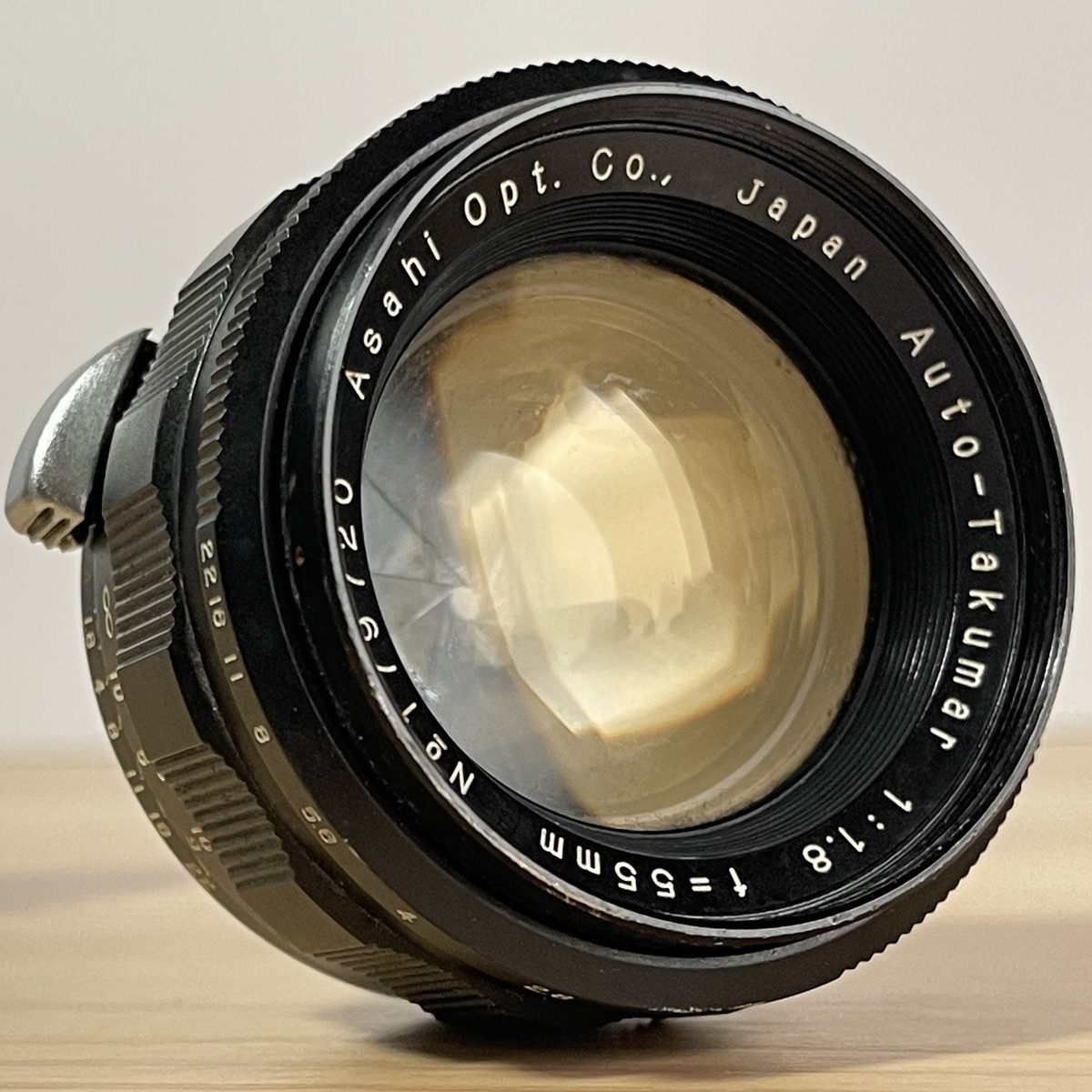 ULTRA RARE Black?] Asahi Pentax Auto-Takumar 55mm f1.8 M42 for K