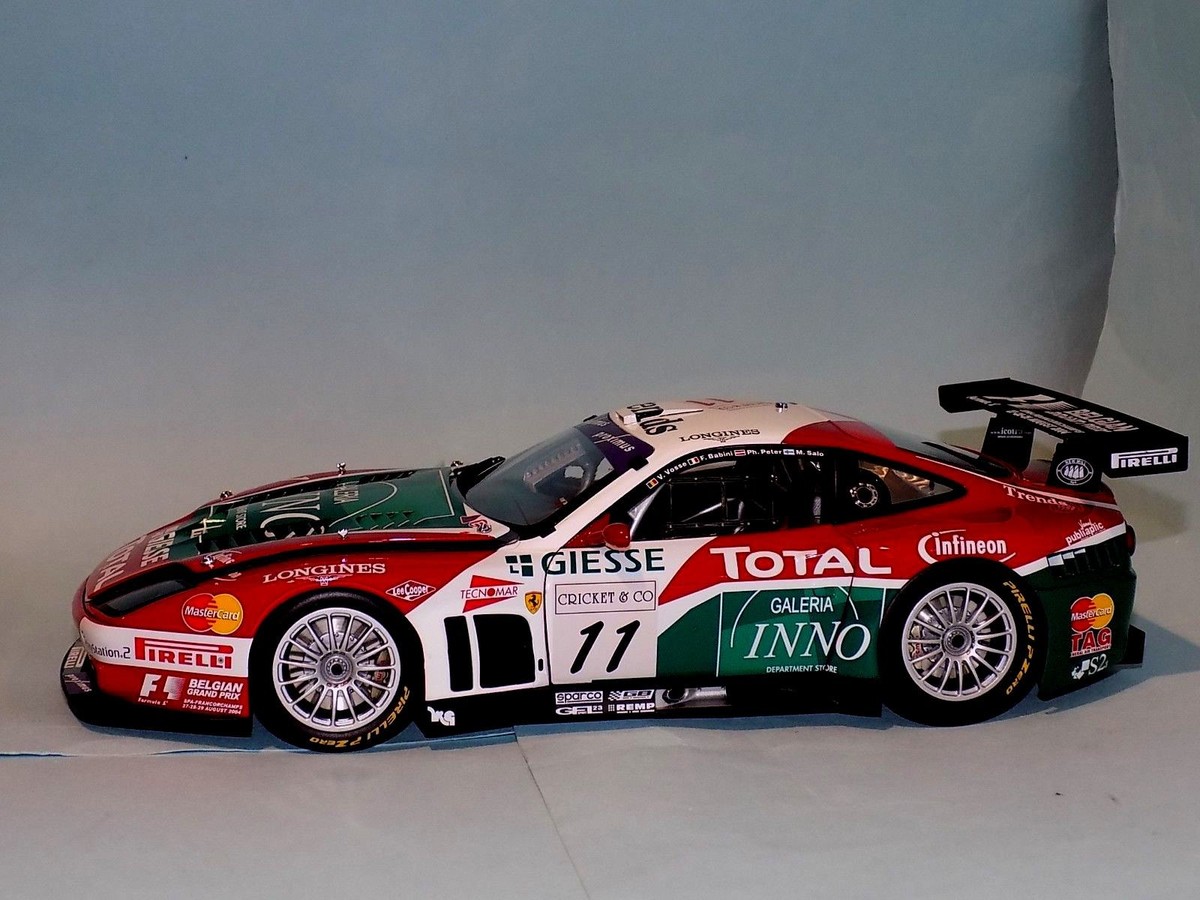 FERRARI 575 GTC ITALY 2ND PLACE GPC Spa-francorchamps 2004 KYOSHO