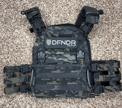 DFNDR QRC 1.0 Plate Carrier Multicam Black Quick Release | eBay