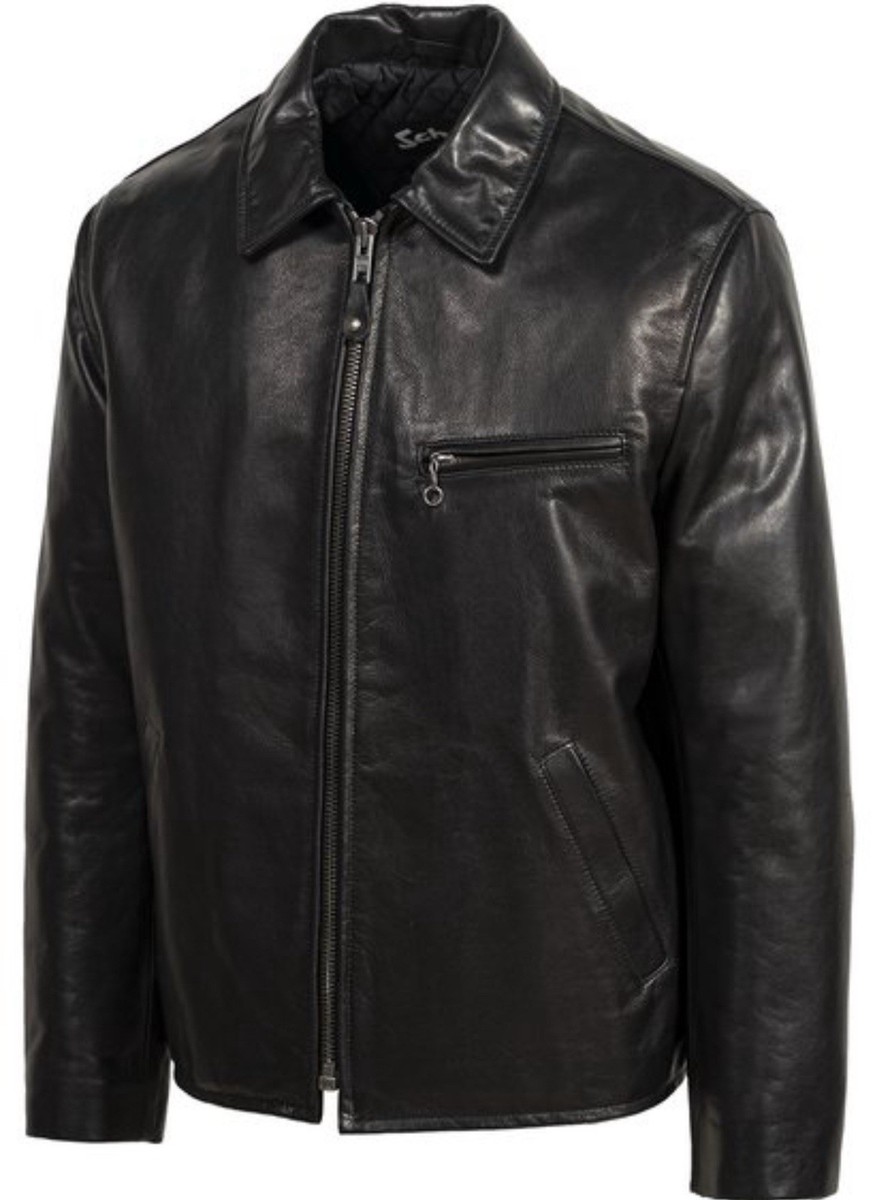 SCHOTT NYC NATURAL PEBBLED COWHIDE JACKET STYLE 552 L | eBay