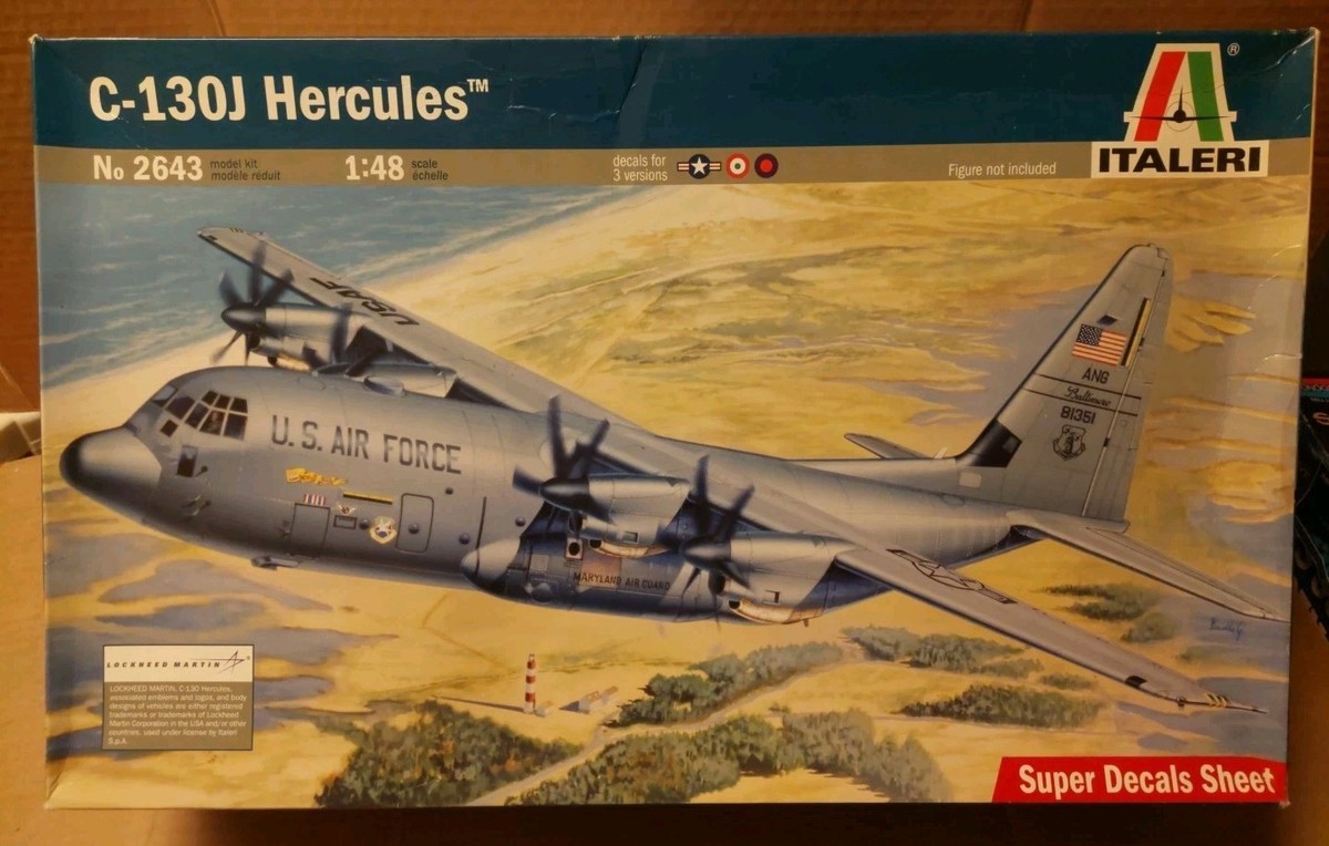 Italeri 2643 Lockheed-Martin C-130 J C5 Hercules 1/48 Scale