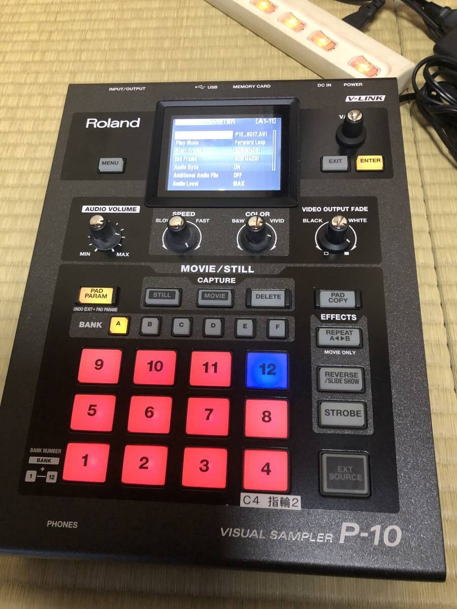 ローランド Roland P-10 VJ機材 美品 EDIROL ROLAND P-10 ビジュアル