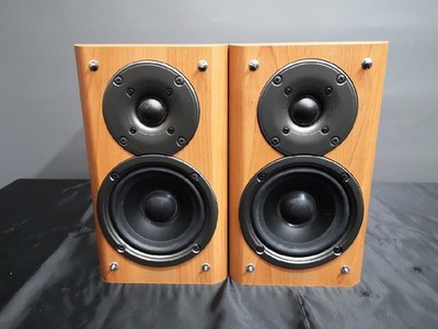 KENWOOD LS-K701 Speaker System Pair w/ Saran Net Tested Japan
