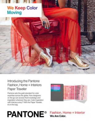 Pantone FHIP610A Fashion Home Interiors Paper Traveler Color