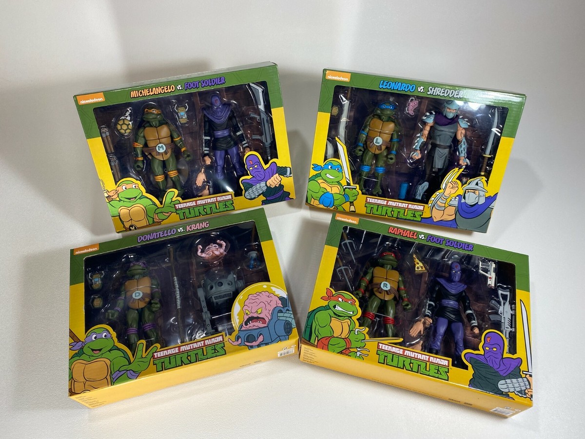 Neca TMNT Target 2 Pack Teenage Mutant Ninja Turtles Sealed All 4