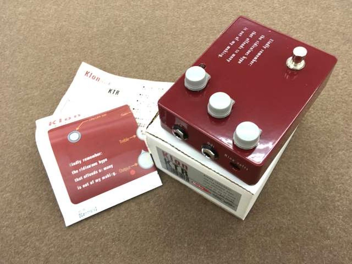 KLON KTR 最初期 ワンオーナー 基板2010記載あり KLON KTR 最初期 ワン
