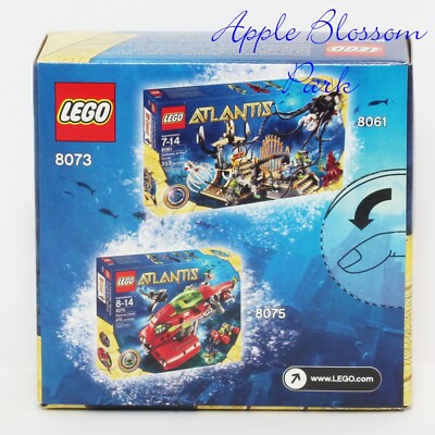 NEW Lego Atlantis Set 8073 MANTA WARRIOR Blue Minifigure w/Minifig