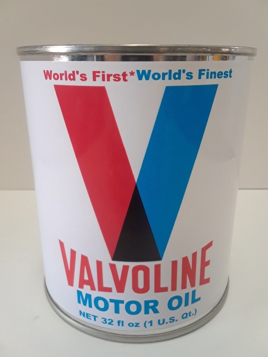 Vintage Valvoline Motor Oil Can 1 qt. - ( Re-pop Collectible ) | eBay