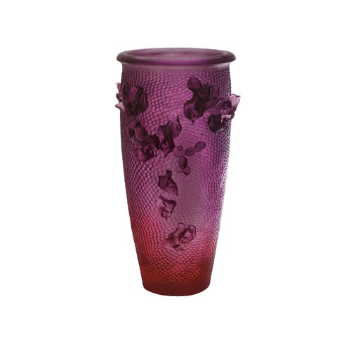 DAUM 03357-1 Retired Christian Ghion Calicia Pink Crystal