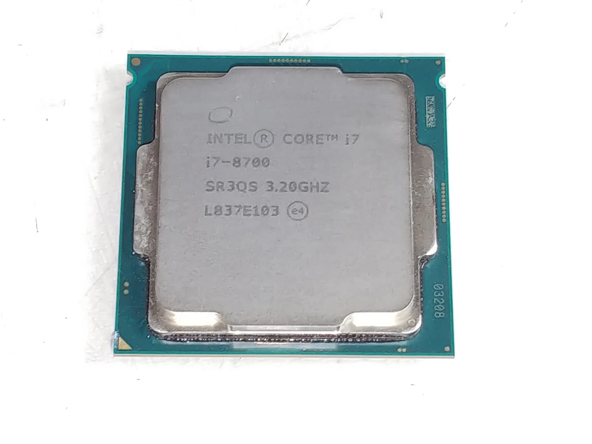 Intel Core i7-8700 Processor Model Computer Processors (CPUs) for