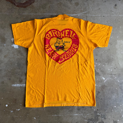 1970s VINTAGE 70s BIRDWELL BEACH BRITCHES BIRDIE T-SHIRT SZ L SURF