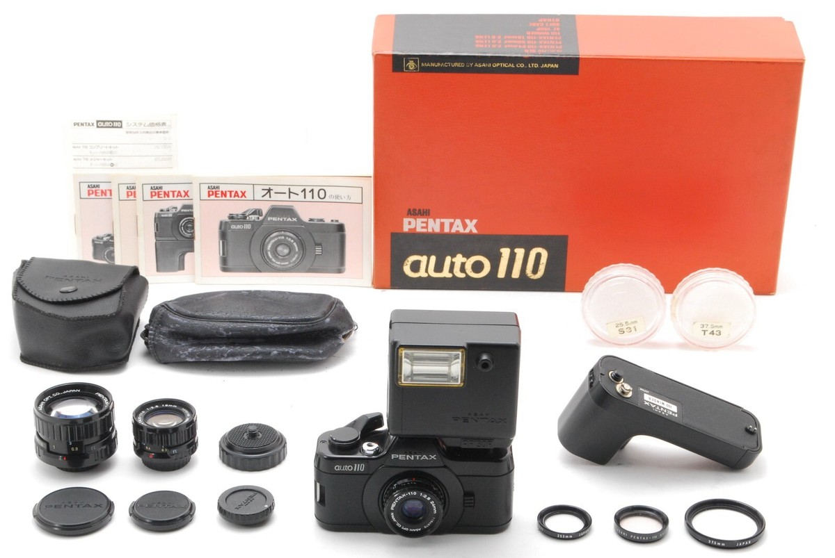 244☆動作品☆PENTAX AUTO 110 レンズ2本セット 244☆動作品☆PENTAX