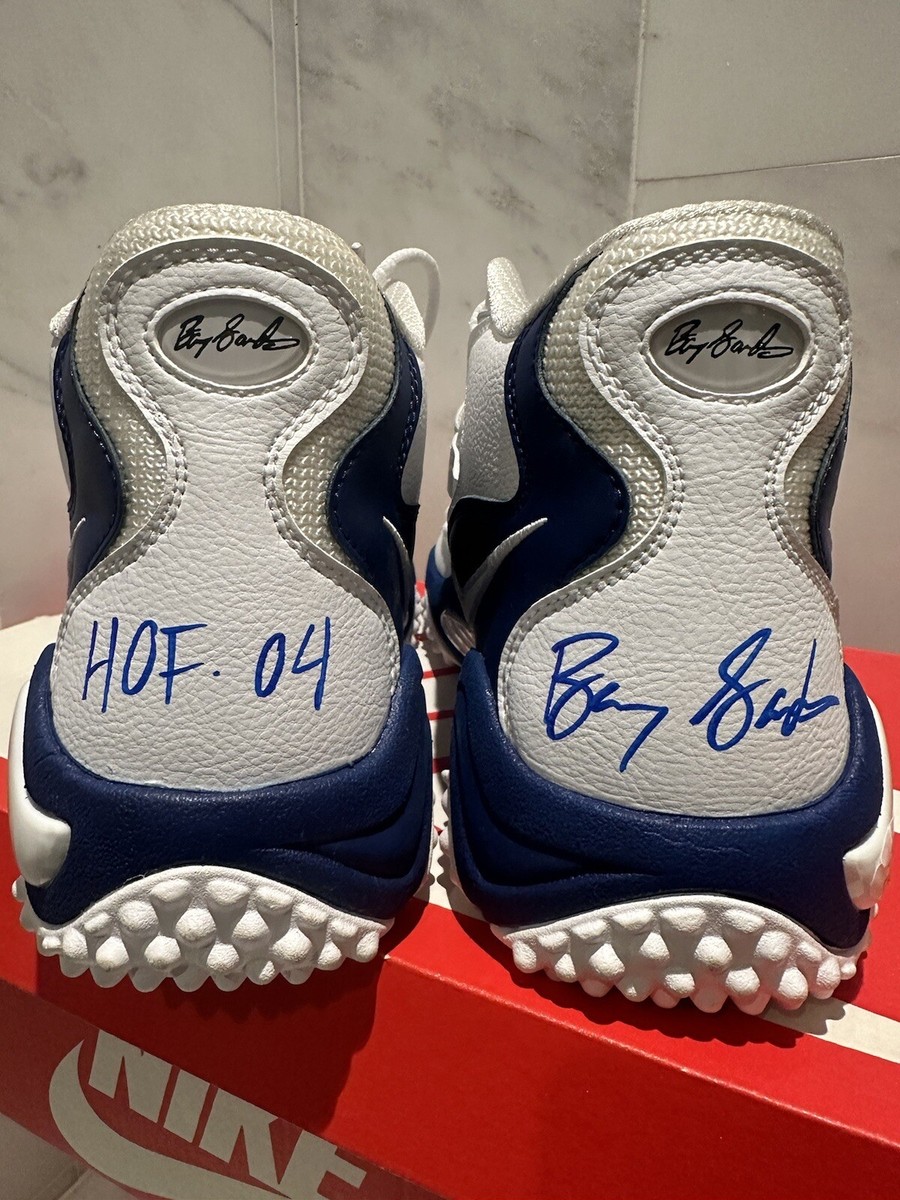 NIKE Air Zoom Turf Jet '97 BARRY SANDERS Size 10 Autographed w/HOF