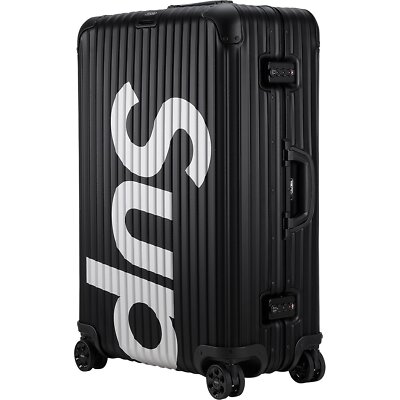 Supreme x RIMOWA Topas Multiwheel 82L Black/Red SS18 (SUPP050