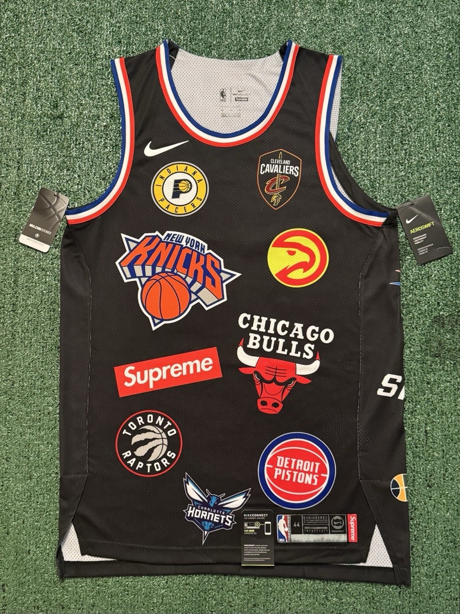 Authentic Supreme x NBA x Nike Aeroswift #94 Black Jersey Size 44