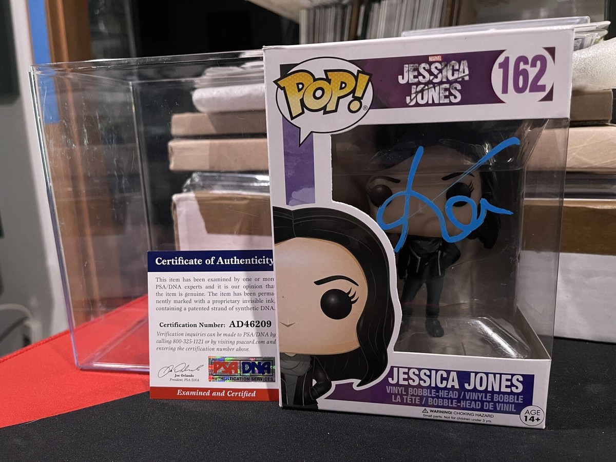 Krysten Ritter Jessica Jones Autographed Signed Funko Pop 162 PSA