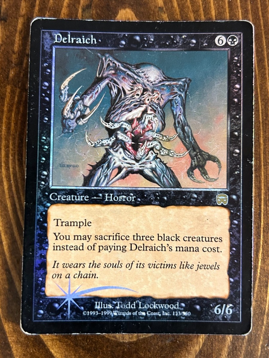 FOIL Delraich | MtG Magic Mercadian Masques | English | Heavily