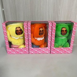 Aphex Twin Donkey Rhubard Bear ぬいぐるみ 3体 Aphex Twin Donkey