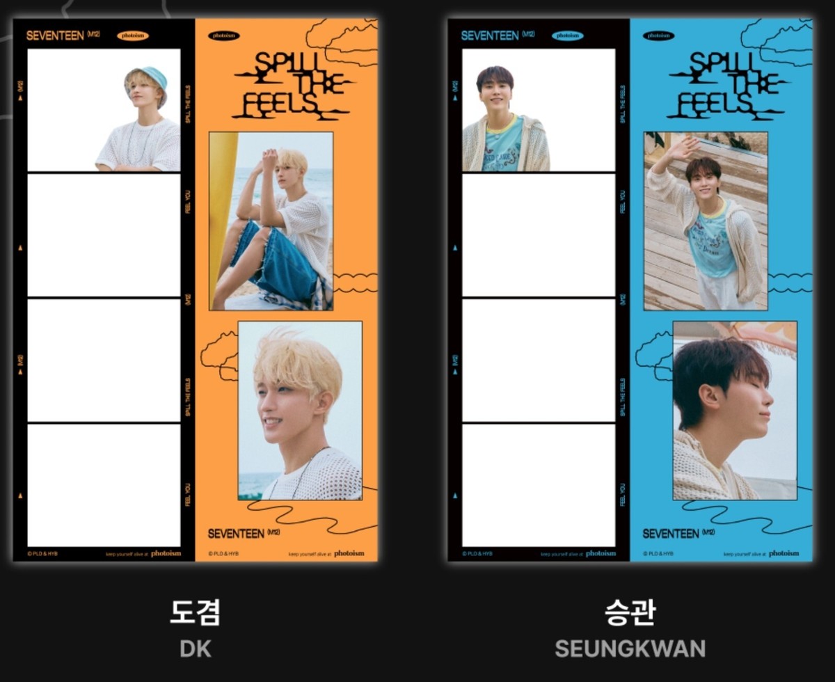 Spill the feels直筆サイン入り生写真 セブチミンギュ mingyu Spill