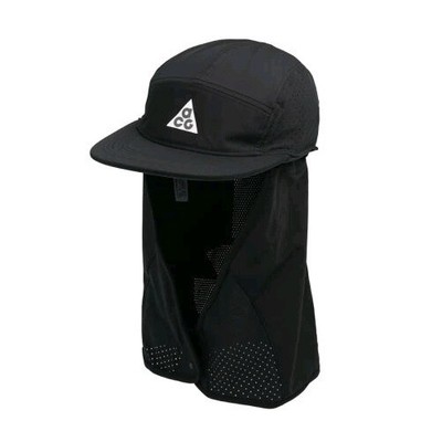 NEW Size M/L Nike ACG Fly Black Hat Cal Removable Neck Cape HJ7021