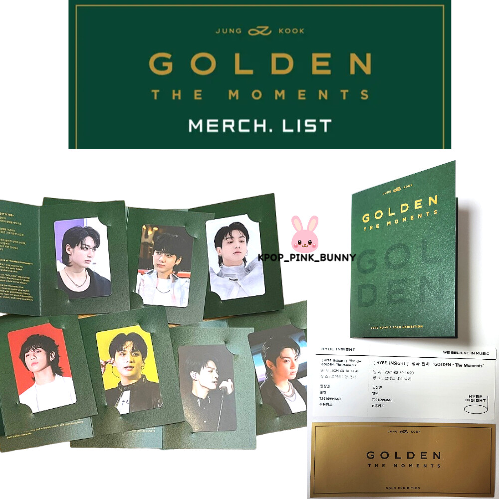BTS JUNGKOOK Exhibition 'GOLDEN: The Moments' POP UP BENEFIT